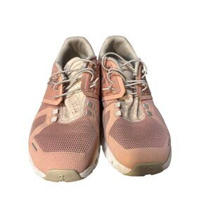 On Running Cloud Womens Running Shoes Peach & White Size 7.5